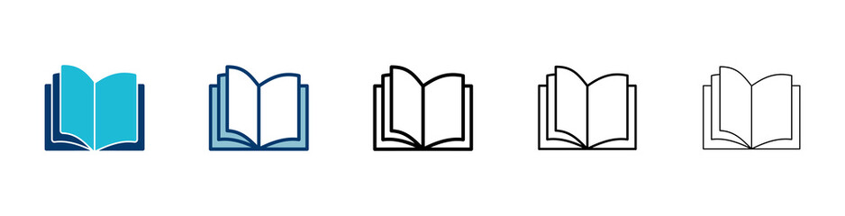 Book icon vector isolated on white background. Book vector icon. ebook icon