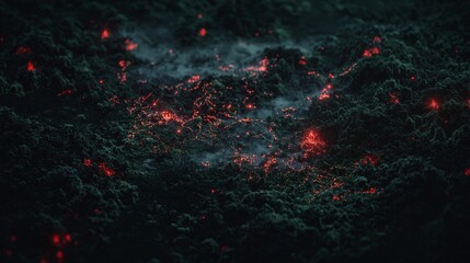 Scientists are presenting a futuristic display of geological ages, utilizing advanced technology to exhibit their discoveries in neon, high contrast