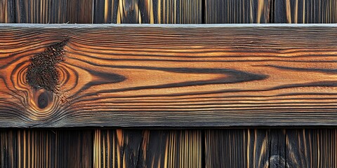 Charred wood planks, close-up texture