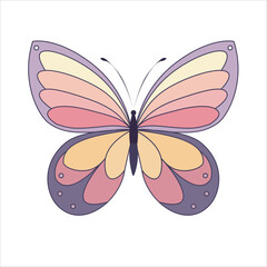 vector illustration of a butterfly