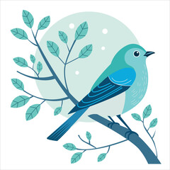 bird on branch