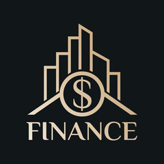 vector illustration of a finance logo