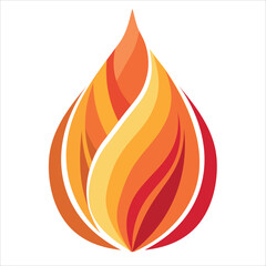 abstract fire icon