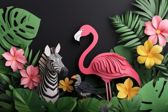 An exotic jungle setting filled with unusual animals, suited to individuals with a thirst for excitement