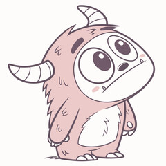 Obraz premium Cartoon,pig,pink 