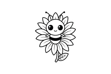 vector illustration of a flower