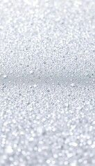Shimmering silver and white glitter forming an abstract Christmas pattern, texture, elegant, element