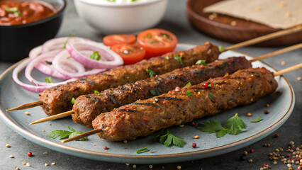 
  Grilled Seekh Kababs  A Spicy Delight of Pakistani Food