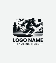 Sasquatch Logo Design, Bigfoot Logo