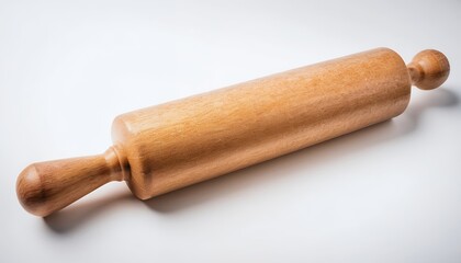 A Classic Wooden Rolling Pin for Baking and Cooking