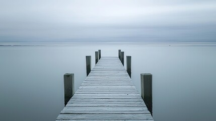 Obraz premium an image that evokes calmness with smooth white transitions.