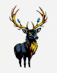 deer head vector