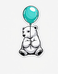teddy bear with a Balloon 