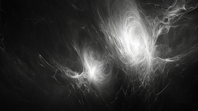 abstract representations of celestial events in black.