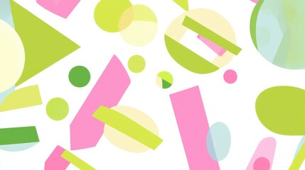 Vibrant Geometric Shapes Pattern Design