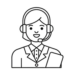 Customer Service Representative, Headset, Support, Assistance, Help, Agent, Professional, Service, B