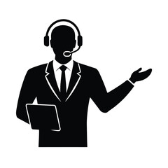 Customer Support Agent, Headset, Business, Service, Help, Assistance, Communication, Technology, Pro