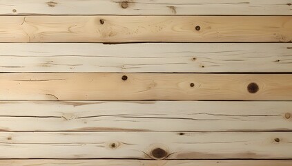 Fototapeta premium Rustic Knotty Light Wooden Planks with Aged Natural Texture