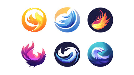 Professional Corporate Logo Designs Cartoon Vector Illustration for Business Branding