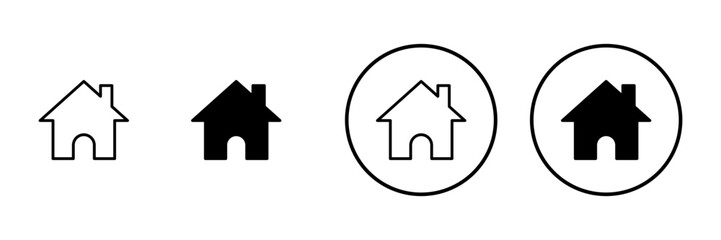 House icon vector. Home sign and symbol