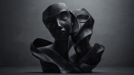 conceptual art pieces focused on black themes.