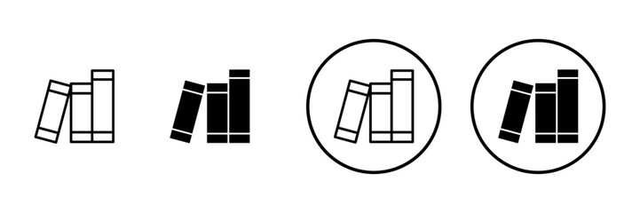 Library icon vector. education sign and symbol