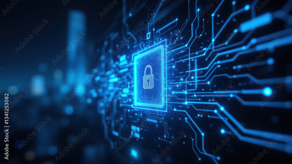 Aufkleber a digital illustration representing kubernetes with a focus on cybersecurity.