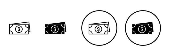Money icon vector. Money sign and symbol