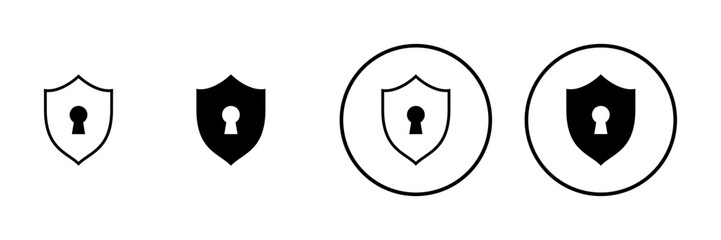 Security icon vector. protection sign and symbol. privacy. vpn