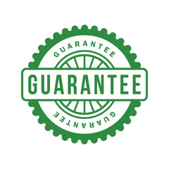 green guarantee rubber stamp, icon, flat, design, vector, illustrations, education, style, trendy, collections