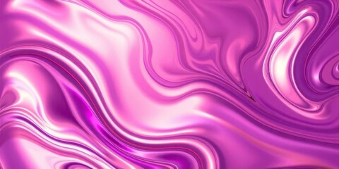 Obraz premium Fluid, polished metallic surface with swirling abstract design, abstract, copper