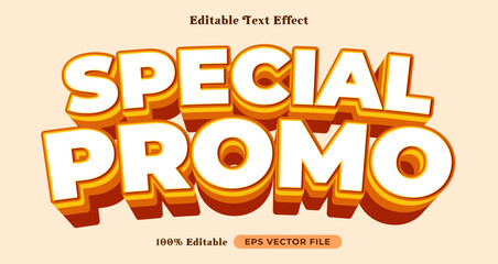 Special promo editable text effect, graphic style collection