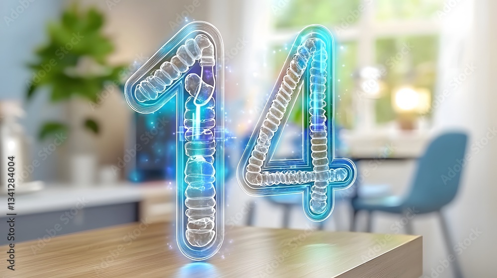 Poster futuristic digestive system visualization with ai powered 3d holographic medical diagnostics and int