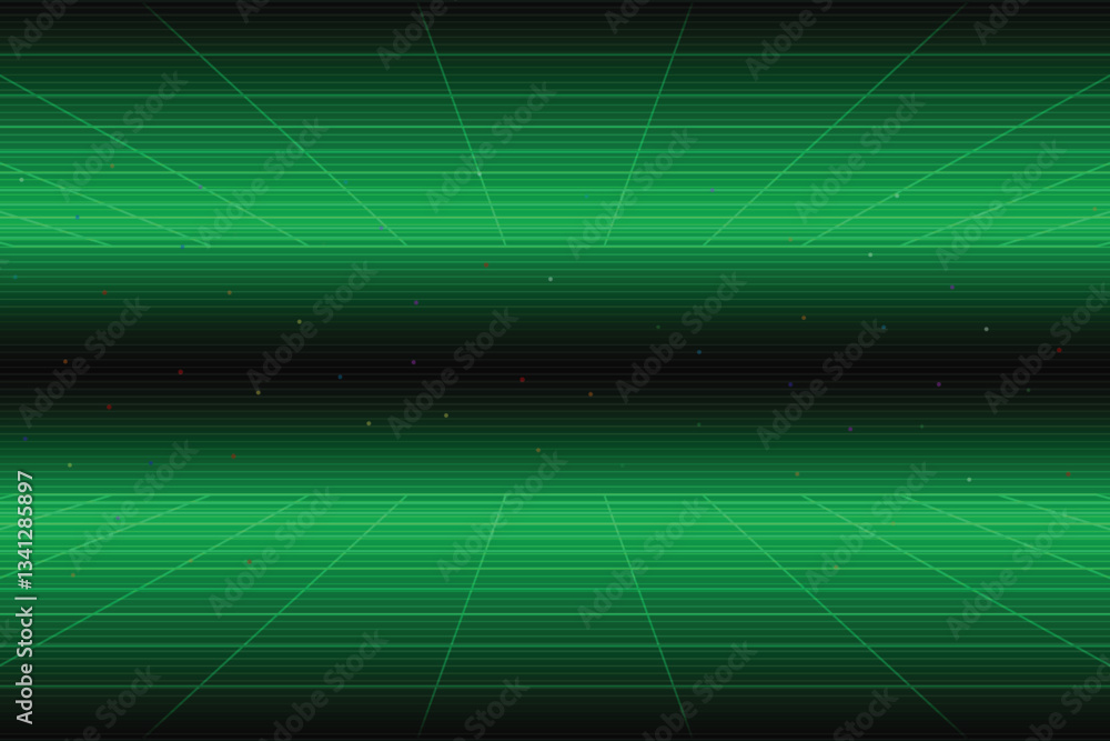 Poster retro cyberpunk style 80s game scene pixel art 8-bit sci-fi background. glowing neon grid and stars 