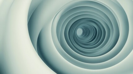 Obraz premium Abstract Architectural Spiral Design - Intricate Geometric Structures