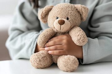 Child with teddy