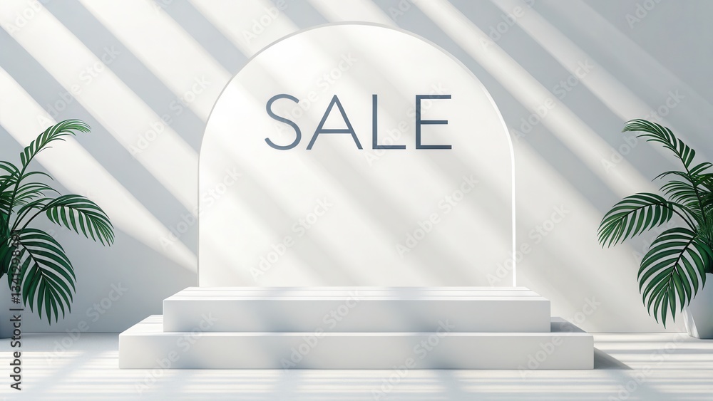 Poster minimalistic display with 