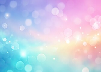 Fototapeta premium Dreamy pastel rainbow blur, soft blue and pink hues. Minimalist photo backdrop.
