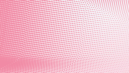 Pastel pink with halftone dot abstract background for backdrop