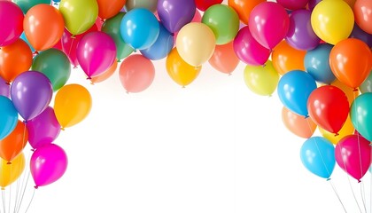 A Colorful Celebration Arch of Balloons Festive Party Decor