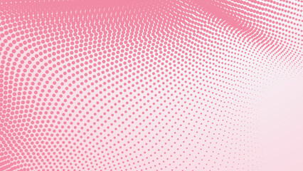 Pastel pink with halftone dot abstract background for backdrop