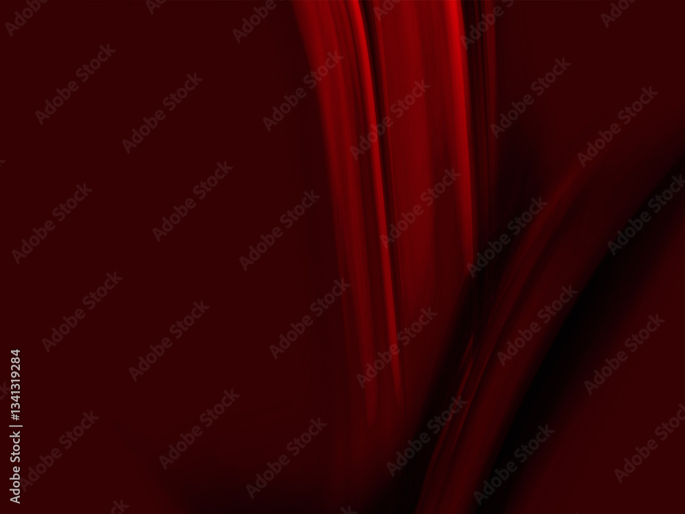 Poster abstract red background. modern red color smooth shapes abstract background presentation design for 