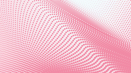Pastel pink with halftone dot abstract background for backdrop