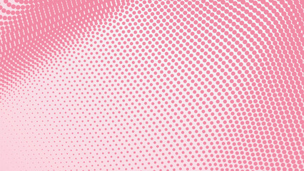 Pastel pink with halftone dot abstract background for backdrop