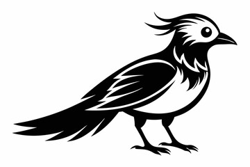 bird line art silhouette vector illustration