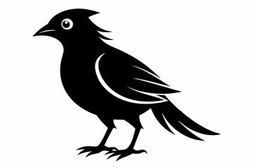 bird line art silhouette vector illustration
