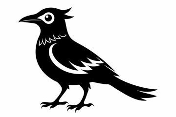 bird line art silhouette vector illustration