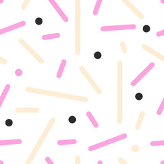 festive holiday pattern with colorful сonfetti