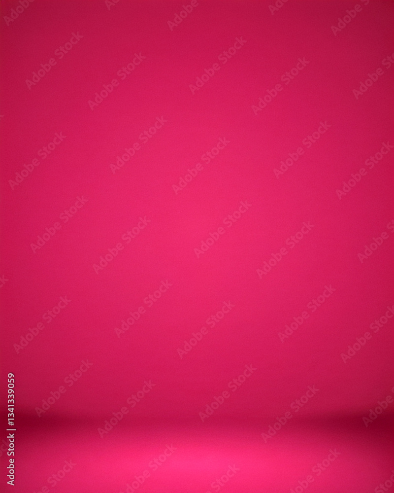Poster professional studio background in deep maroon with a smooth gradient and vignette effect. features s