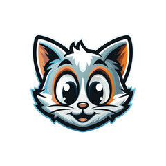 minimalist creative deer mascot logo icon vector art design